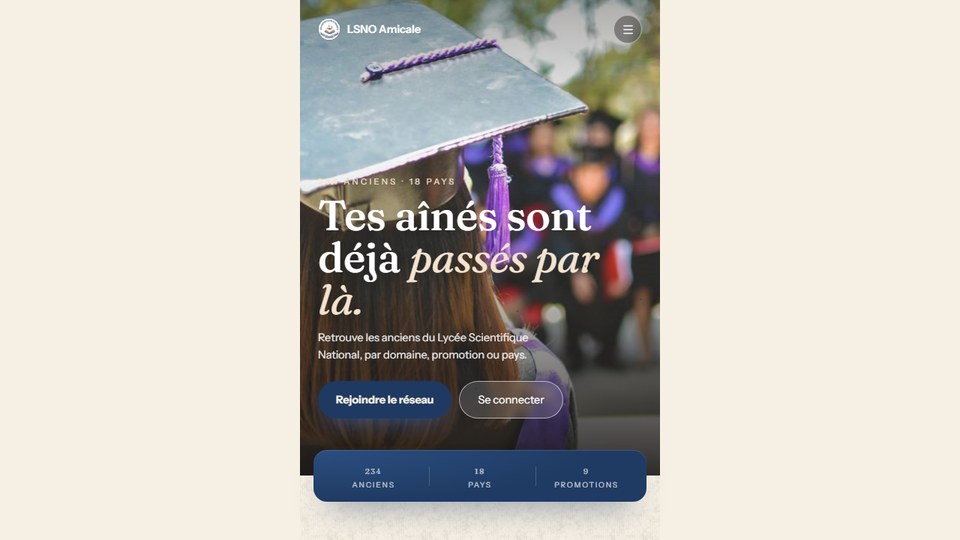 LSNO Amicale public homepage