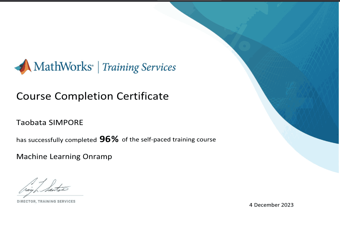 machine learning certificate image
